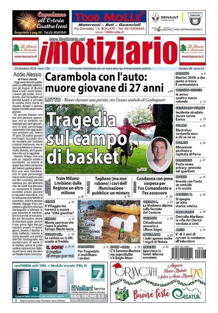 prima pagina notiziario