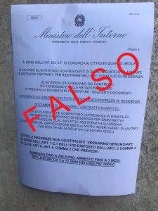 falso volantino 