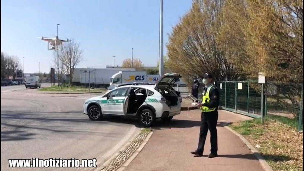 Coronavirus a Paderno, controlli con il drone: ai domiciliari va a pesca | VIDEO frame pl controlli 1024x576