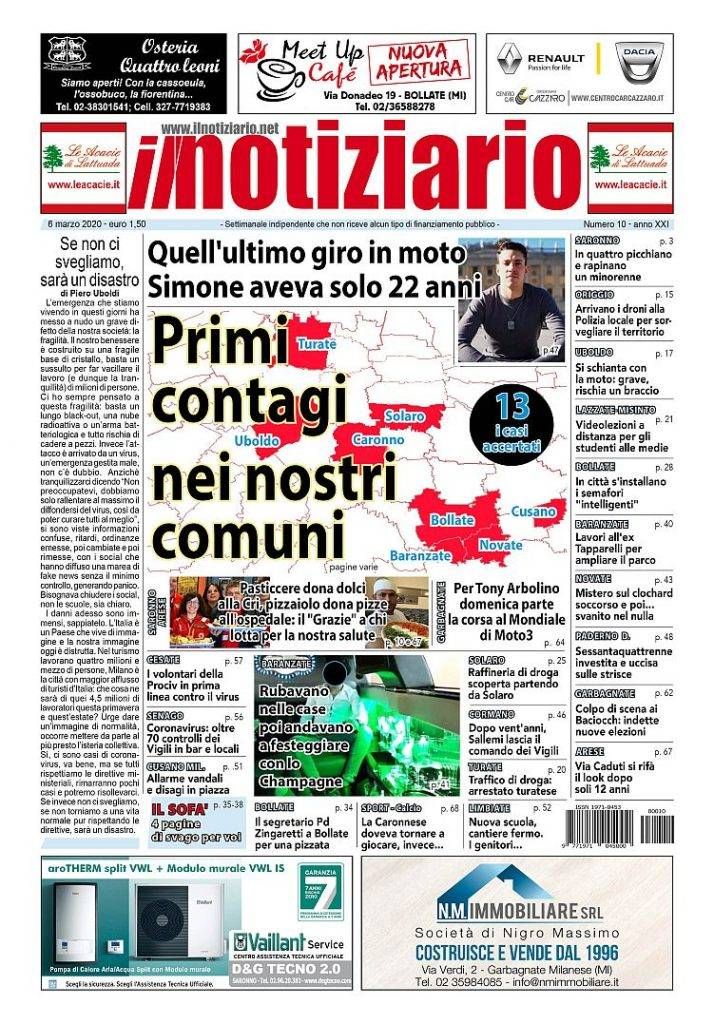 prima pagina notiziario