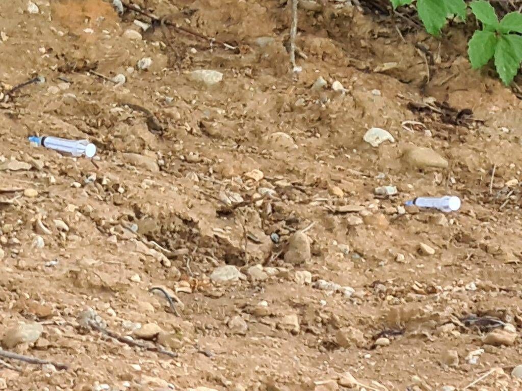 Siringhe nel sottopasso ferroviario, a Caronno residenti in rivolta siringhe 1024x768