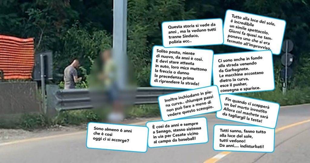 Spaccio tra Bollate e Senago, i vostri commenti: “Così da anni, nessuno interviene” COMMENTI FB 1024x538