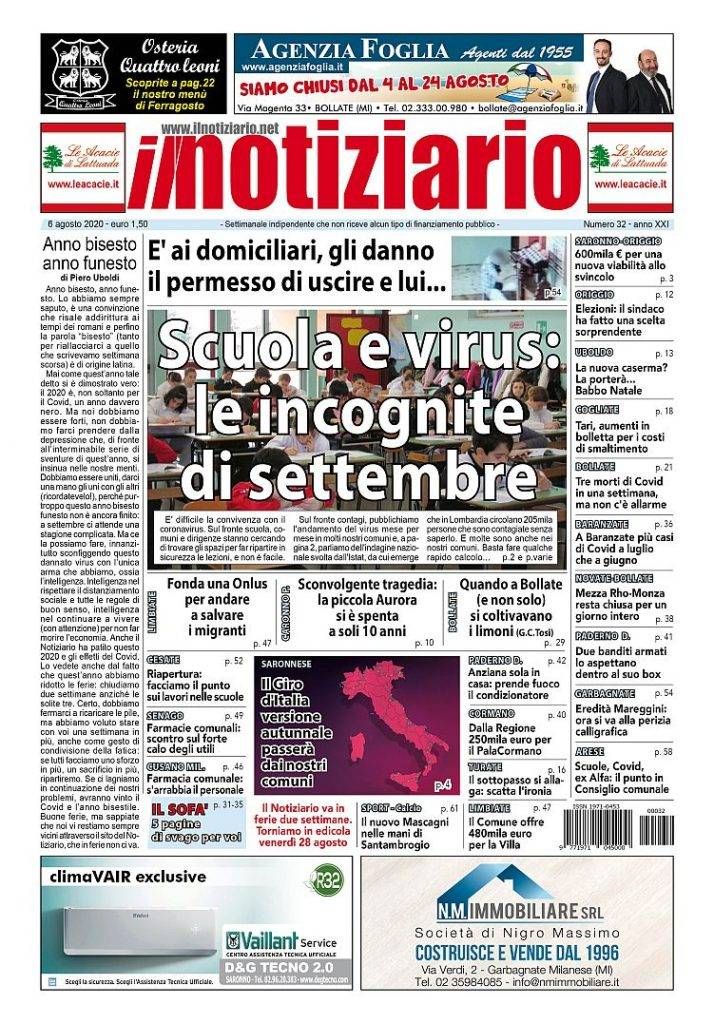 Scuola e coronavirus, incognite di settembre; ruba in chiesa mentre è a domiciliari | ANTEPRIMA prima pagina notiziario
