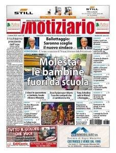prima pagina notiziario 