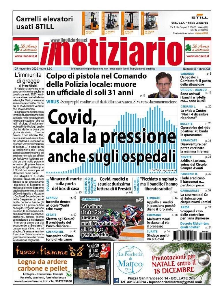 prima pagina notiziario