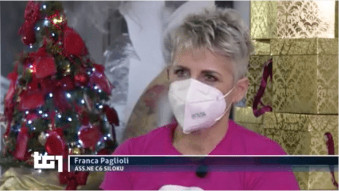 Senago, la storia di Franca al Tg1: ha sconfitto il tumore al seno e il Covid | VIDEO franca senago