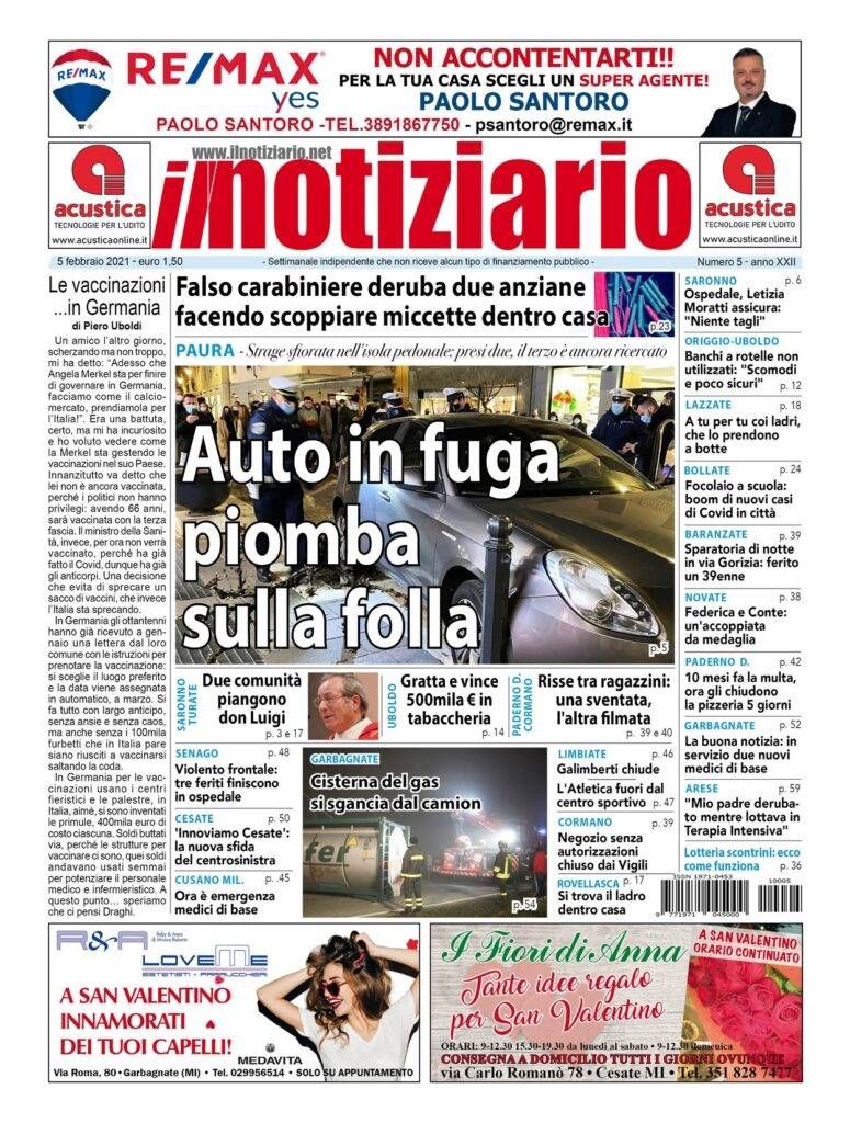 notiziario prima pagina