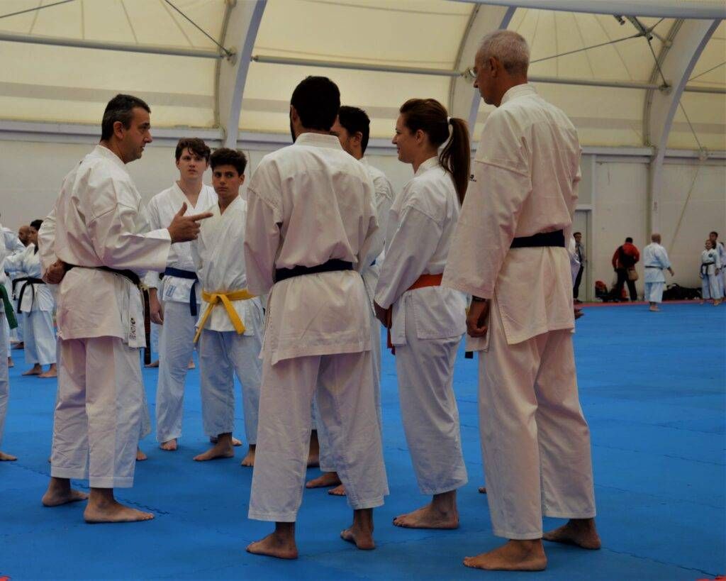 Caronno: “Ci tengono fermi, ma possiamo fare sport in sicurezza” karate 1024x819