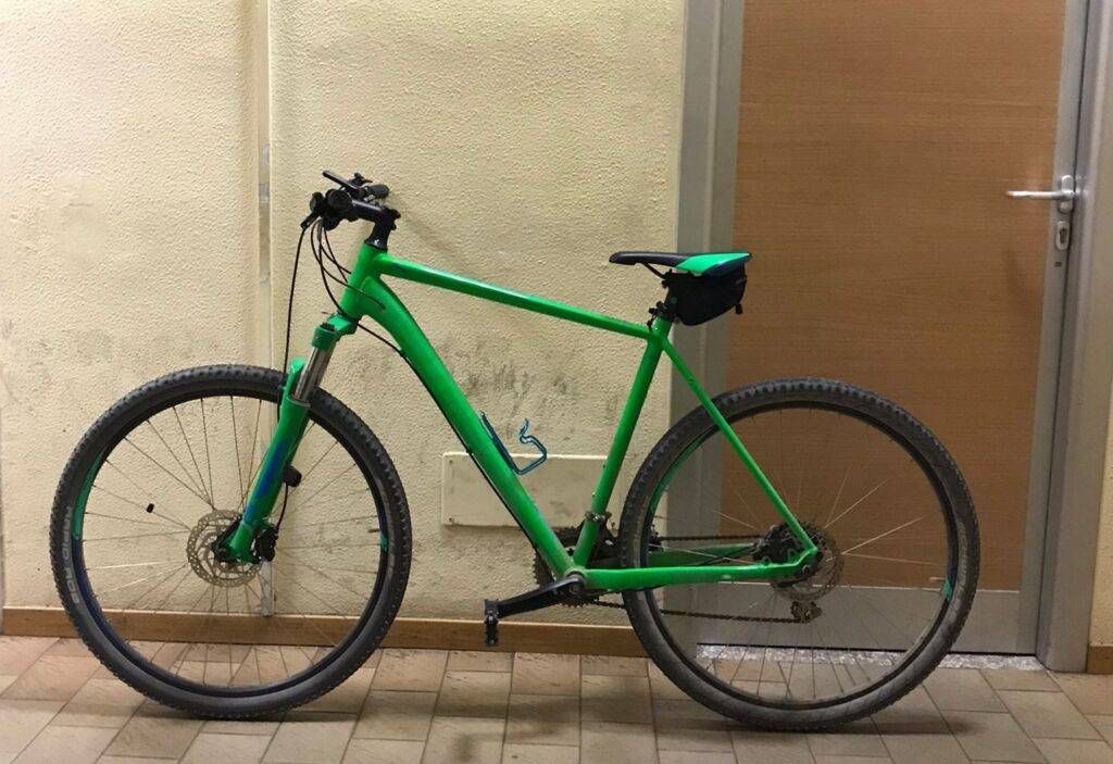 bici sospetta carabinieri