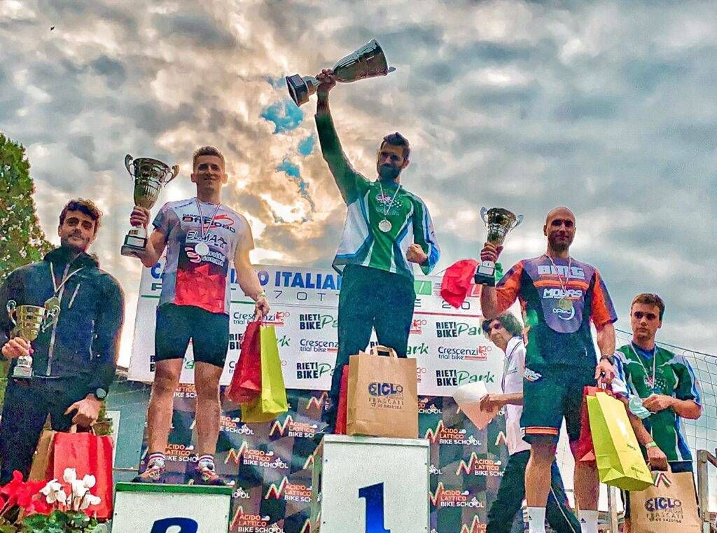 Cogliate, Paolo Patrizi, 6 anni dopo l’addio alle gare, ri-vince il campionato italiano bike trial Paolo Patrizi Cogliate