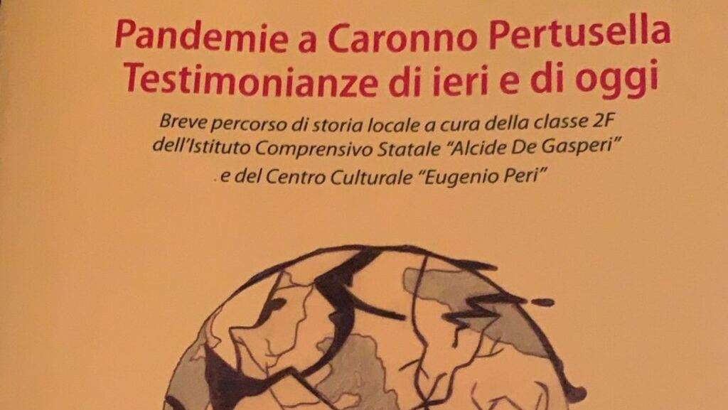Covid e spagnola a Caronno: gli studenti mettono a confronto le pandemie libro 2 1024x577