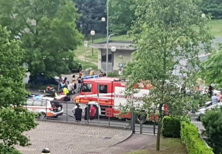 Saronno incidente auto moto