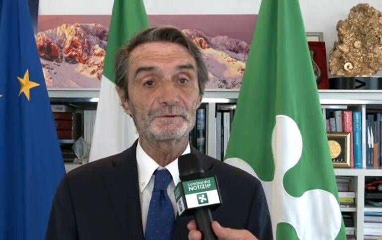 Siccità in Lombardia: appello di Fontana per non sprecare acqua | VIDEO Siccità Lombardia Fontana