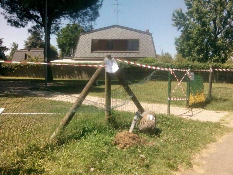 Arese vandalismo reclusione risarcimento