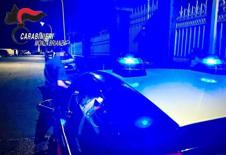 Turate blitz carabinieri movida