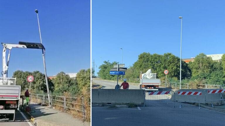 Ponte chiuso a Paderno, iniziati i (primi) lavori in via Camposanto ponte lavori paderno 768x432