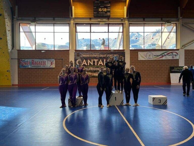 TWIRLING CORMANO Team Junior serie A secondo classificato 768x576