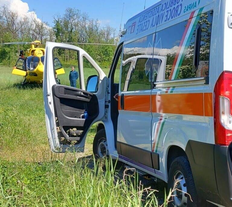 Incidente sulla Saronno-Monza, atterra l’elicottero incidente Saronno-Monza elicottero