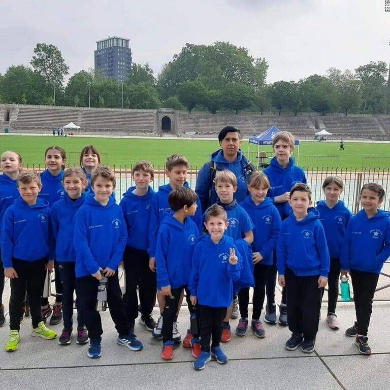 I giovani atleti di Cormano protagonisti anche all’Arena di Milano X Cormano Gruppo atletica Astro allArena X SITO 768x768