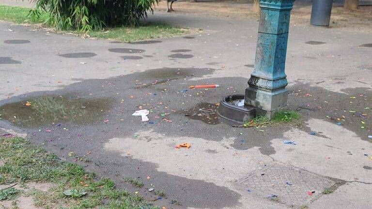 Arese, gavettoni esplosi accanto alle fontanelle: “Gli uccelli li scambiano per cibo e li ingeriscono” arese parco 768x432