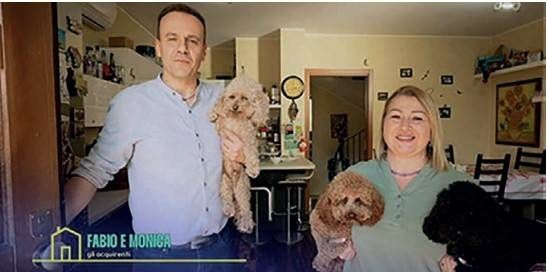 Paderno protagonista in tv per cercare la casa dei sogni: “Lavandino doppio per lavarci i denti insieme” paderno real time