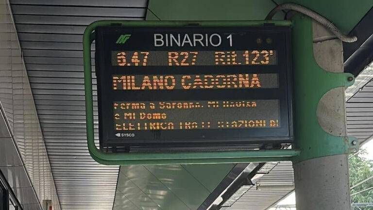 Ritardi tra Saronno e Malpensa, guasto a Ferno: arrivano gli autobus ritardi saronno malpensa 768x432