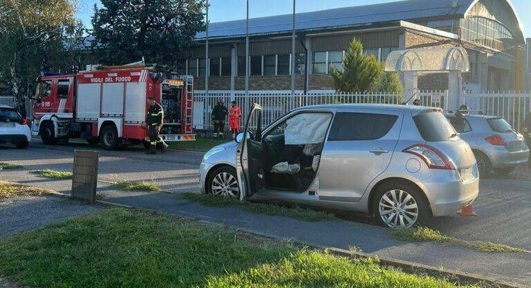 Solaro incidente vigili fuoco
