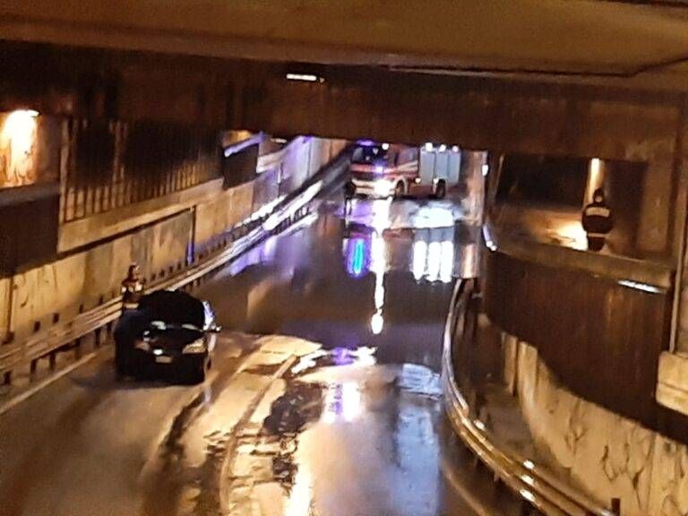 sottopasso allagato palazzolo