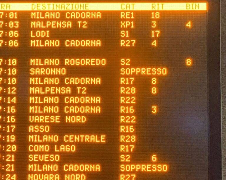 treni ritardi bollate trenord