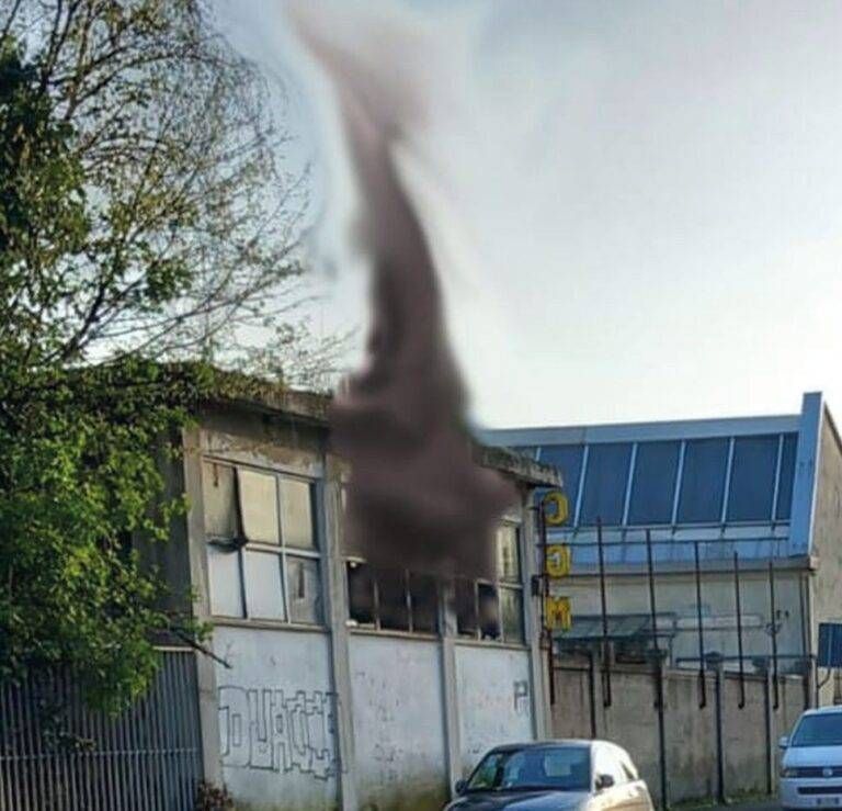 Baranzate incendio ex Cgm