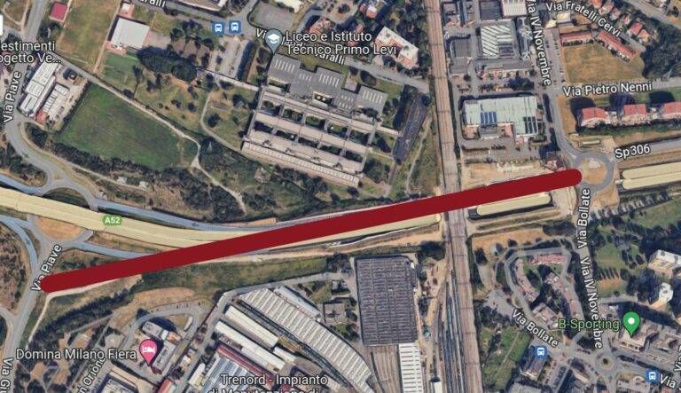 Complanare strada mancante Bollate