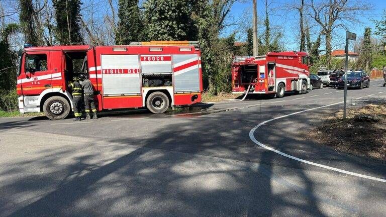 incendio parco groane cesate