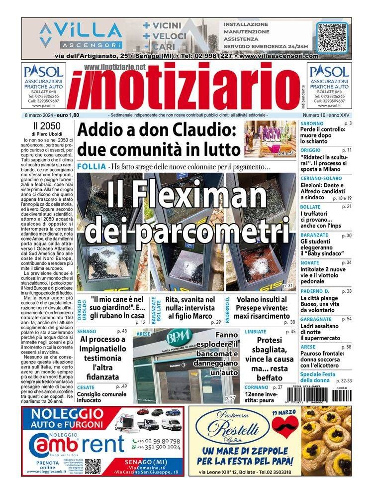 A Novate c’è il fleximan di parcometri; “Il mio cane nel suo giardino”, furto con raggiro a Uboldo Novate fleximan parcometri cane uboldo