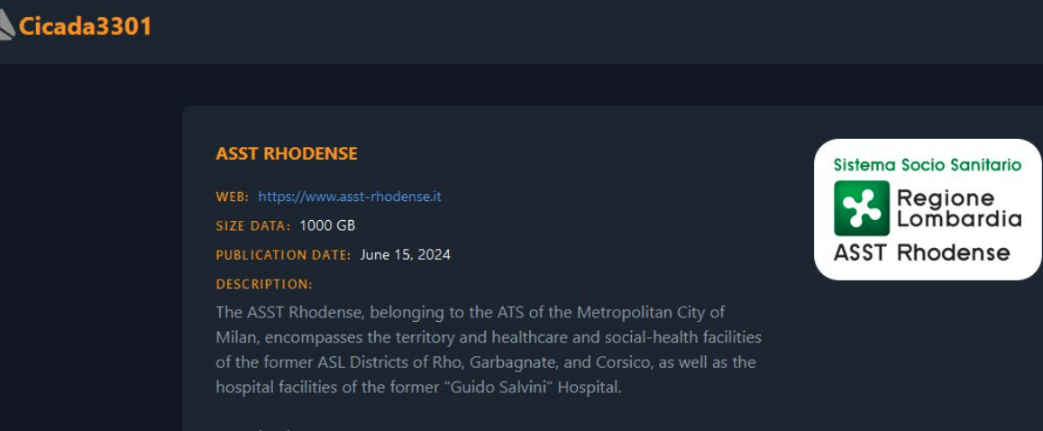 hacker ospedali Bollate Garbagnate 