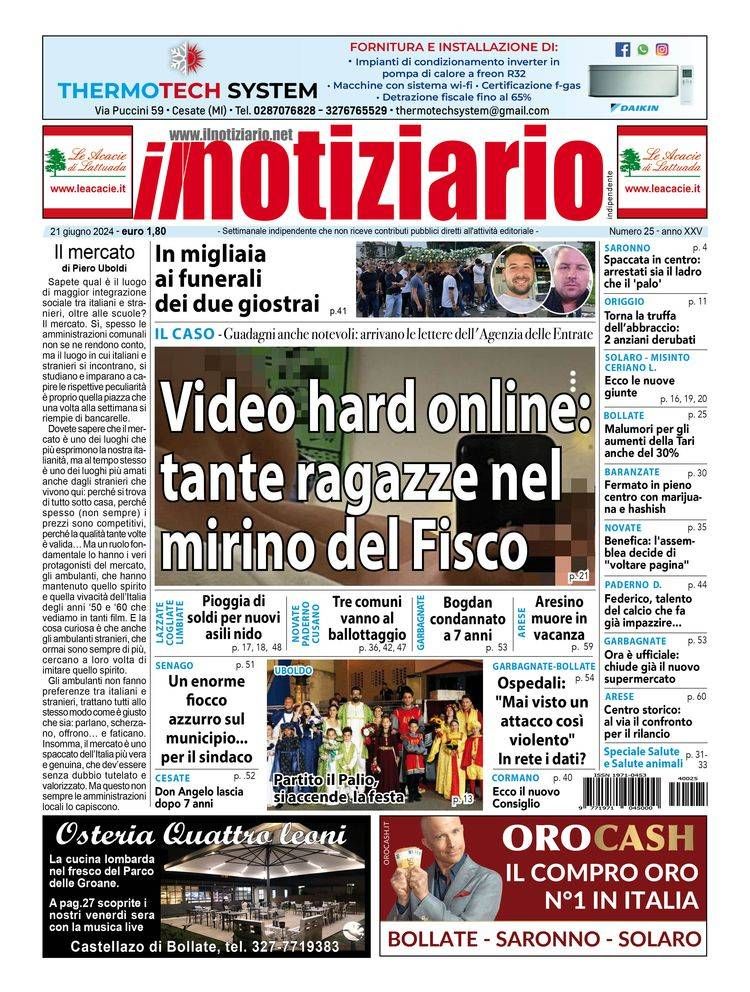 Video hard sul web, ragazze nel mirino del Fisco; arrivano i soldi per fare gli asili nido video hard prima pagina notiziario