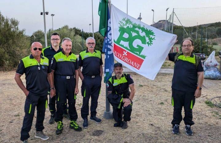 Prima staffetta dei volontari del Parco delle Groane in Sardegna a lottare contro gli incendi Parco Groane incendi Sardegna