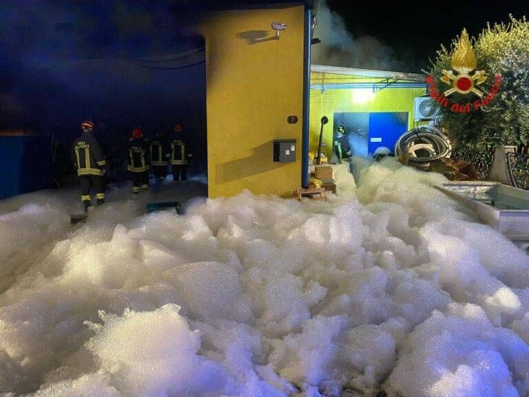 Incendio nella notte in un magazzino di Lazzate Immagine WhatsApp 2024 08 09 ore 10.13.39 b6ab3433 768x576