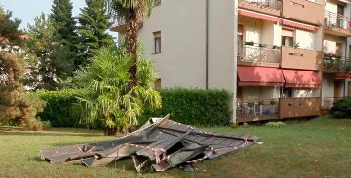 Vento solleva un tetto a Ceriano Laghetto, paura tra i residenti vento ceriano laghetto
