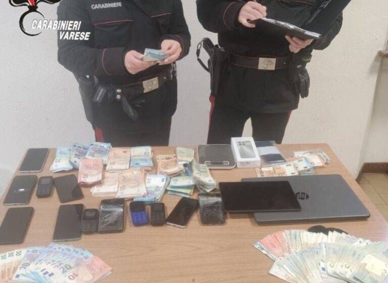 carabinieri droga saronno