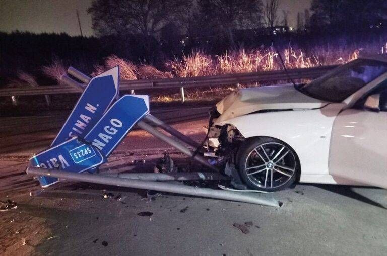 Bollate, vola con la Bmw e ‘inaugura’ la legge Salvini Bollate Bmw legge Salvini