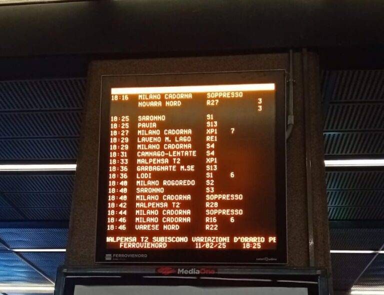 treni sospesi mozzate gas