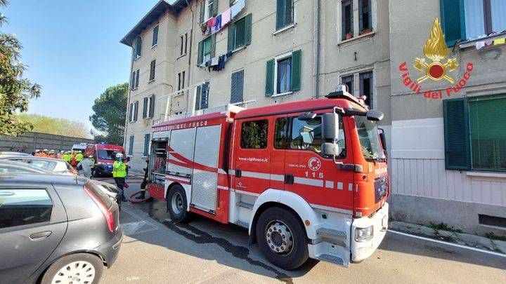 Cesano INcendio Cucina