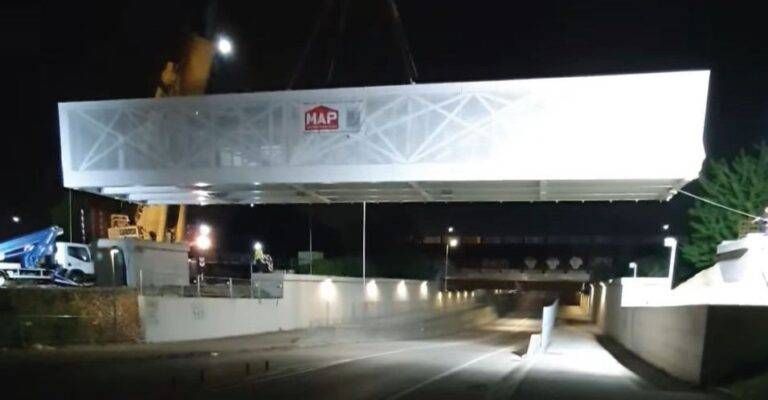 Baranzate nuovo ponte pedonale