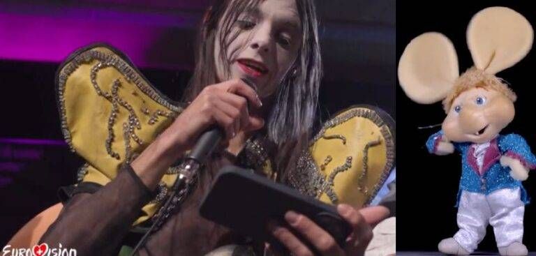 Lucio Corsi topo Gigio