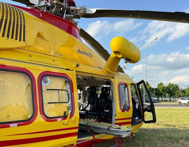 Incidente a Limbiate tra auto e moto, scende l’elicottero elicottero limbiate