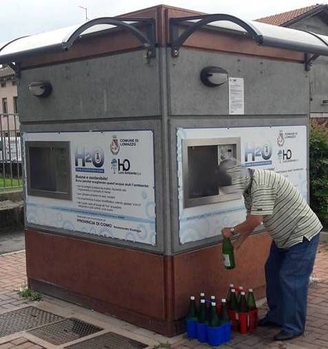 Topi d’auto alla casetta dell’acqua, allarme a Caronno casetta acqua
