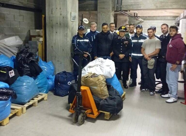 bollate blitz sequestro capi firmati