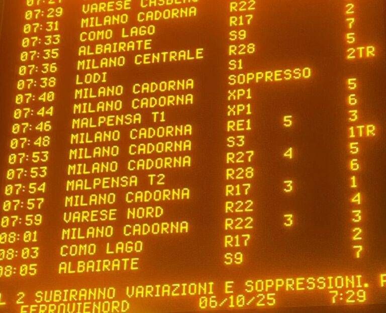 saronno treni trenord ritardi