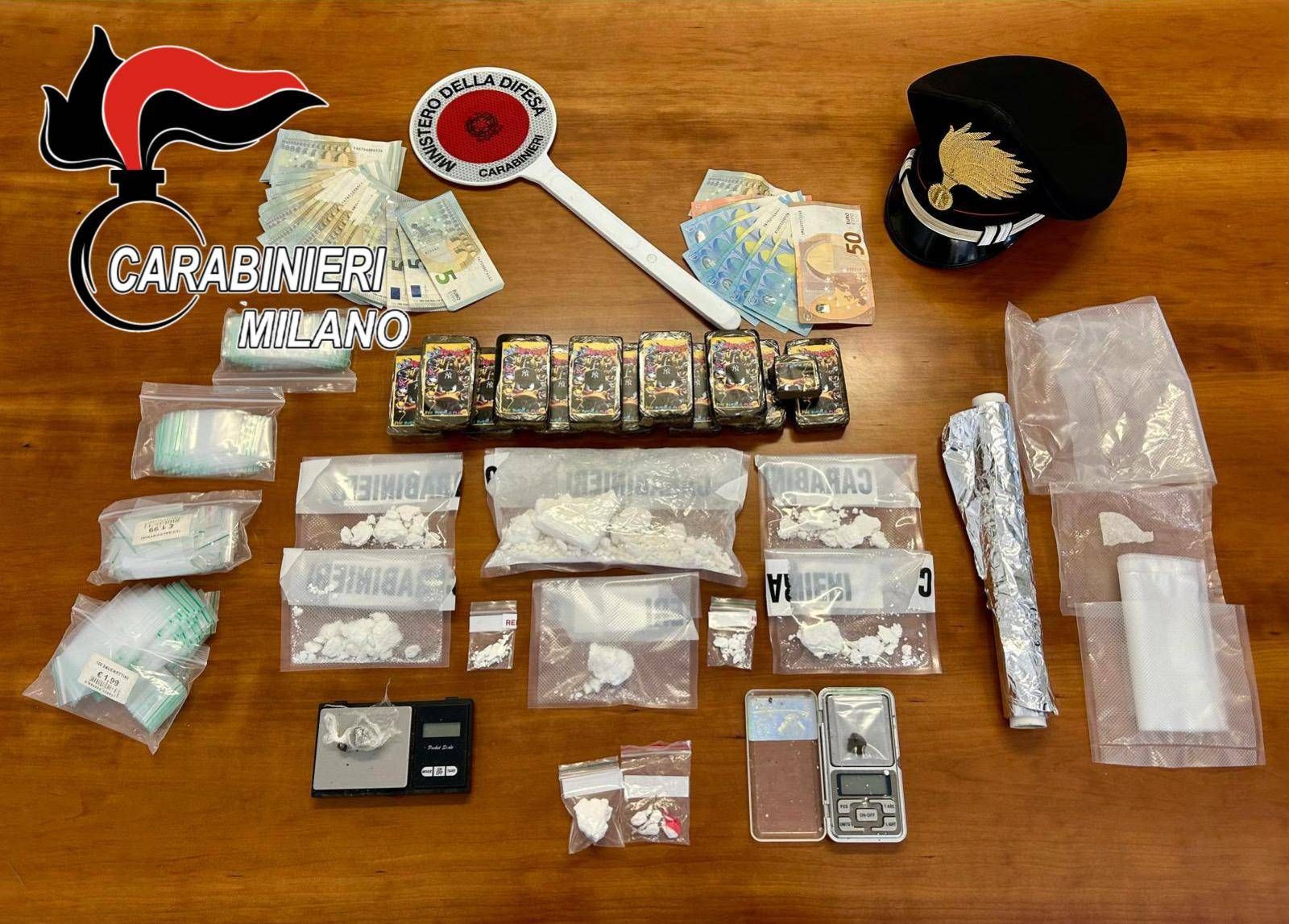 Soldi e droga, arrestato in flagranza a Garbagnate