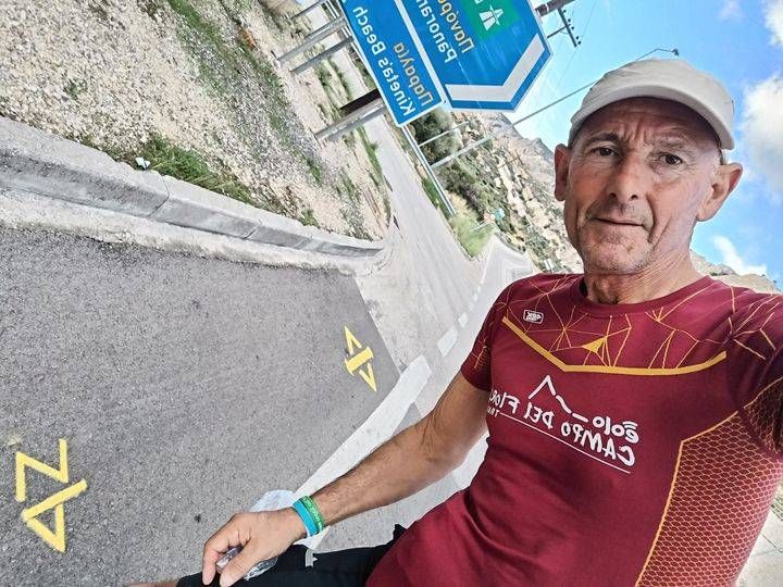 Solaro, Monegato oltre ogni limite: ha finito la Atene Sparta Atene, 490 km di corsa Solaro, Monegato oltre ogni limite: ha finito la Atene Sparta Atene, 490 km di corsa